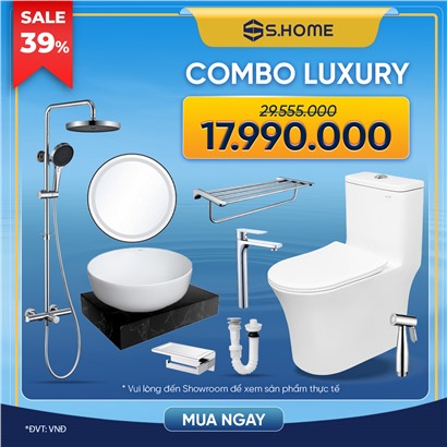 Combo Luxury thiết bị phòng tắm 17990K
